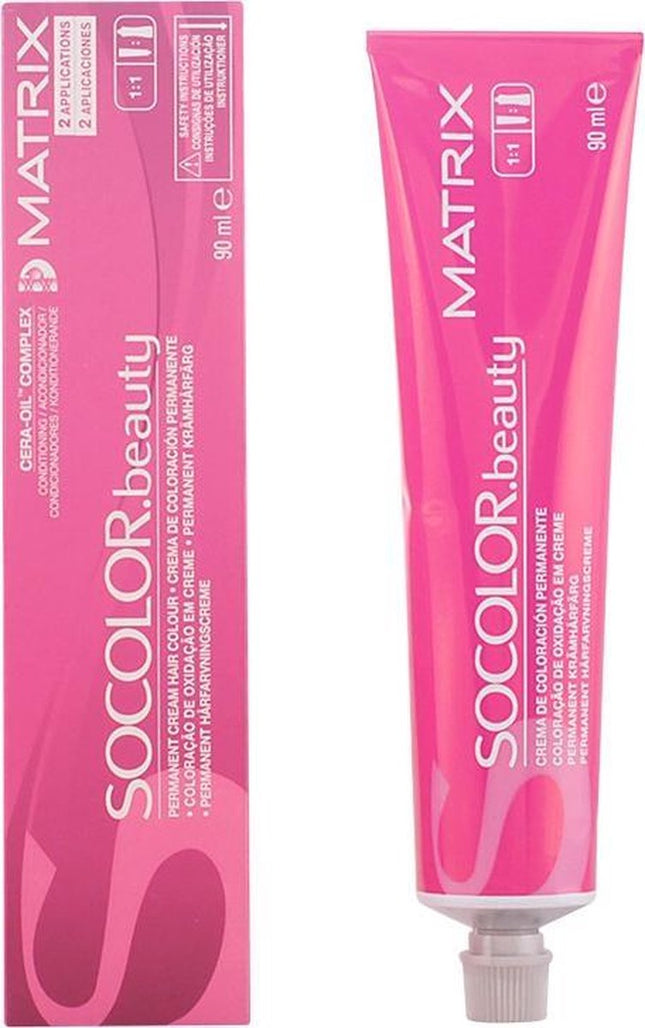Matrix SOCOLOR.BEAUTY haarkleuring Bruin 90 ml 5Bc Licht Bruin Bruin Koper