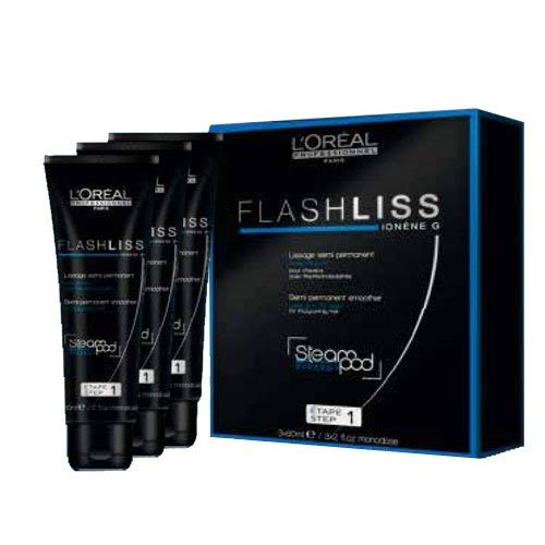 L'Oréal - Flashlisse Ione G - SteamPod Synergy - Semi-Permanent Smoother - Step 1 - 3x60ml