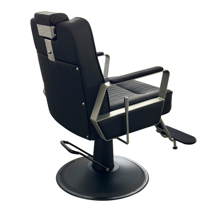 Hairsup - Barberstoel - Kappersstoel - Behandelstoel - Herenstoel Zwart