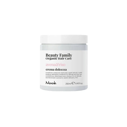 Nook Beauty Family Organic Hair Care Avena&Riso Crema Dolcezza 250ml