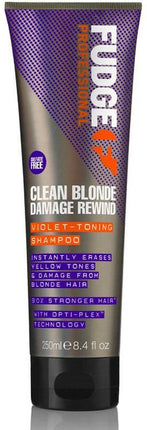 Fudge Clean Blonde Damage Rewind Violet Shampoo - Zilvershampoo - 250 ml