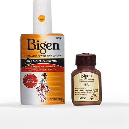 Bigen permanent powder hair color