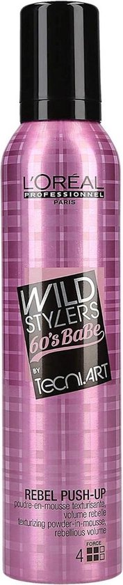 Loreal Professionnel - Tecni.Art Wild Stylers 60´s Babe Rebel Push Up - Pěnový pudr pro objem vlasů  (L)