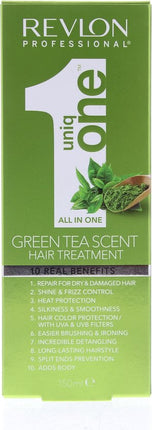 Revlon Professional - Uniq One All In One Green Tea Scent Hair Treatment 10 Real Benefits Conditioner Is A 150Ml Spray Hair
