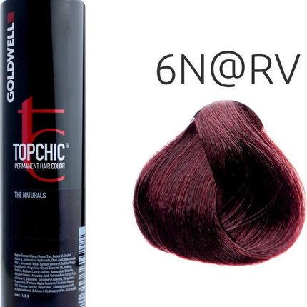 Goldwell - Topchic Depot Bus - 6N@RV Donkerblond Eluminated Rood Violet - 250 ml
