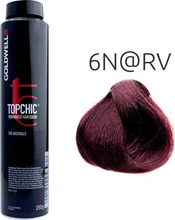 Goldwell - Topchic Depot Bus - 6N@RV Donkerblond Eluminated Rood Violet - 250 ml