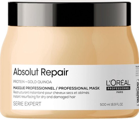 L'Oréal Professionnel Serie Expert Absolut Repair Gold Haarmasker 500 ml - Haarmasker beschadigd haar