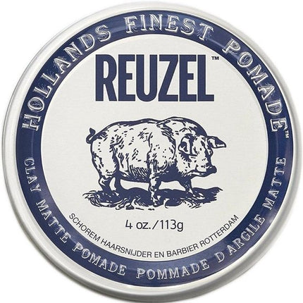 Reuzel Clay Matte Pomade Pig Haar Klei - 113 gr