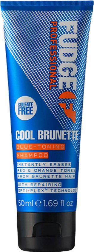 Fudge Cool Brunette Blue-Toning Shampoo - 50 ml