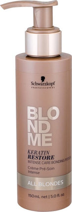 Schwarzkopf Professional - Intensive keratin treatment for blonde hair BLONDME (Keratin Restore Intense Care Bonding Potion) 150 ml - 150ml