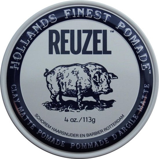 Reuzel Clay Matte Pomade Pig Haar Klei - 113 gr