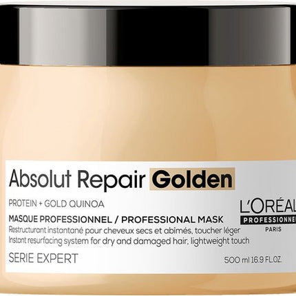 L'Oréal Professionnel Serie Expert Absolut Repair Gold Haarmasker GOLDEN 500 ml - Haarmasker droog haar - Haarmasker beschadigd haar