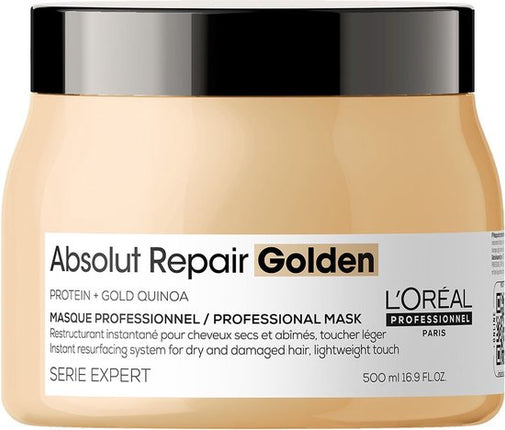 L'Oréal Professionnel Serie Expert Absolut Repair Gold Haarmasker GOLDEN 500 ml - Haarmasker droog haar - Haarmasker beschadigd haar