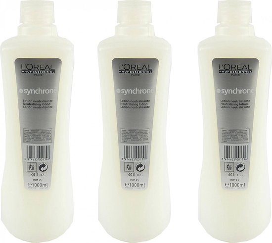 Lâ€˜Oreal Professionnel Paris Synchronous Neutralising lotion perm 3x1000ml