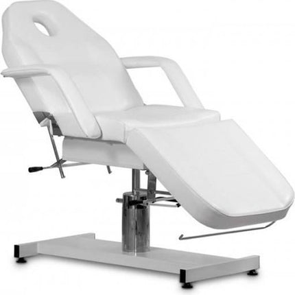 Behandelstoel pedicurestoel Wit -Pedicurestoel- Verstelbaar -Salonstoel verstelbaar