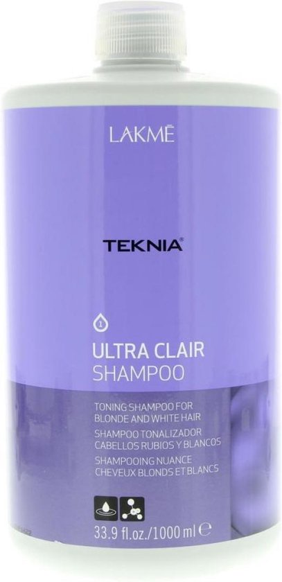 Ultra clair shampoo 1000ml- zilvershampoo