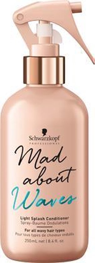 Schwarzkopf - Mad About Waves - Light Splash Conditioner - 250 ml