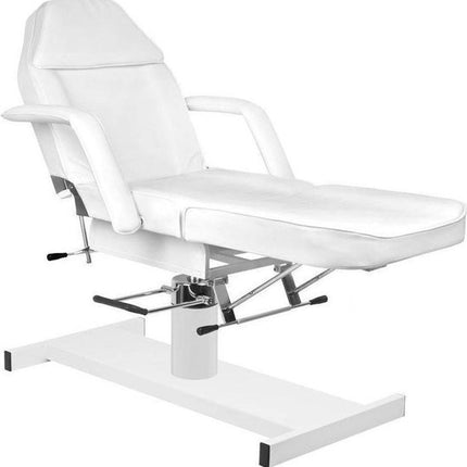 Behandelstoel pedicurestoel Wit -Pedicurestoel- Verstelbaar -Salonstoel verstelbaar