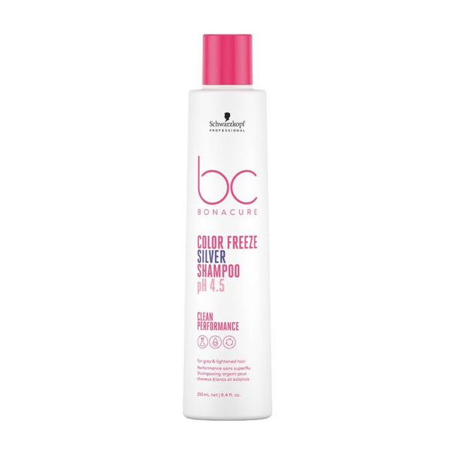 Schwarzkopf Bonacure Color Freeze Silver Shampoo 250ml - Zilvershampoo vrouwen - Voor
