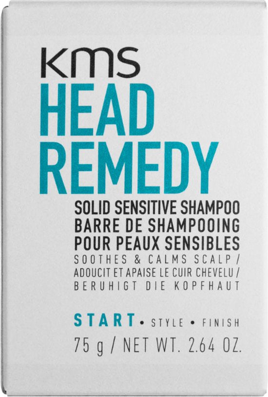 KMS HR SOLID SENSITIVE SHAMPOO 75g - Normale shampoo vrouwen - Voor Alle haartypes - 75 gr