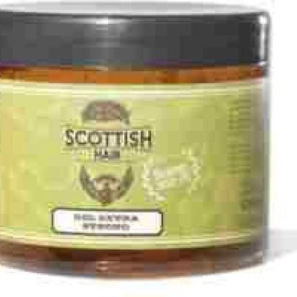 SCOTTISH HAIR & BEARD STYLING & FINISHING GEL EXTRA STRONG 500ML