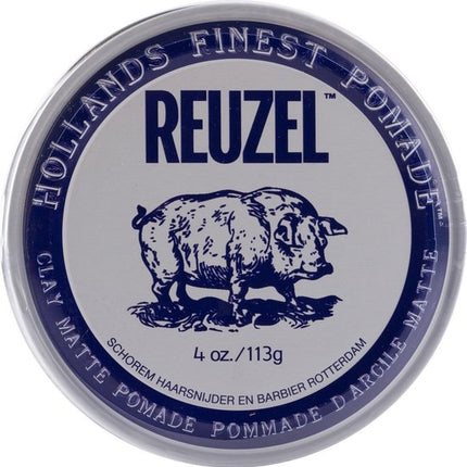 Reuzel Clay Matte Pomade Pig Haar Klei - 113 gr