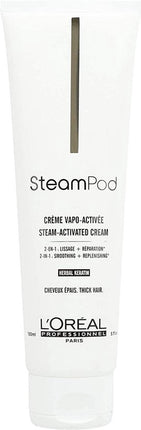 L'Oréal Paris Steampod Smoothing White Cream Haarcrème - 150ml