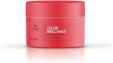 Wella Brilliance Masker fijn / normaal haar -150 ml - Haarmasker droog haar - Haarmasker beschadigd haar