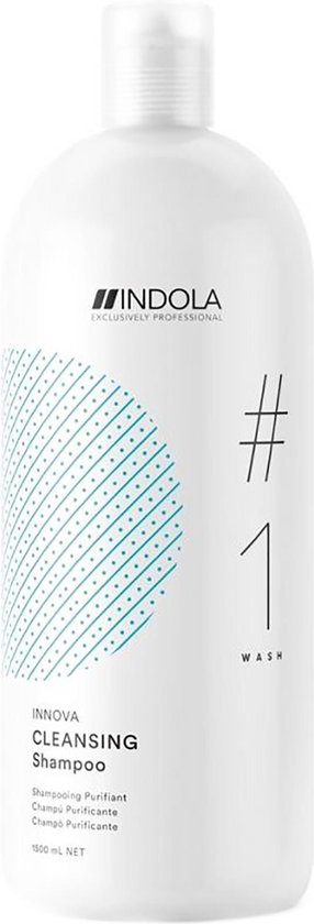 Indola Innova Specialists Cleansing Shampoo-1500 ml -  vrouwen - Voor Hoofdhuid met roos
