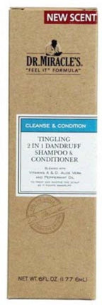 Dr. Miracle Dandr. 2-in-1 Cond. Shamp. 6 Oz.