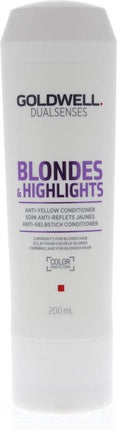 Goldwell Dualsenses Blondes Anti-Yellow Conditioner -200 ml - Conditioner voor ieder haartype
