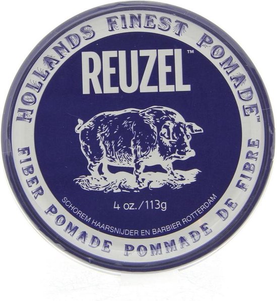 Reuzel - Hollands Finest Pomade Strong Fibrous Pomada On Water Base Navy 113G