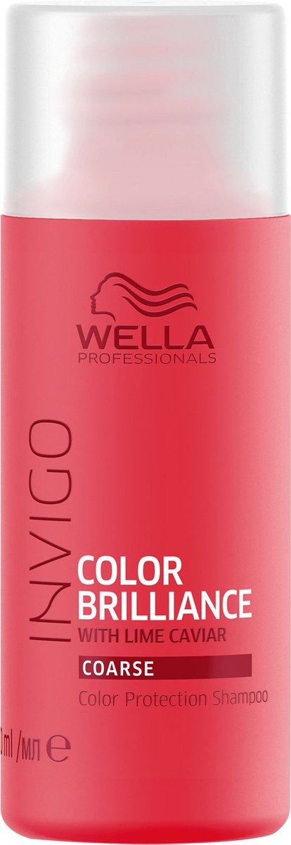 Wella Professionals Brilliance Shampoo Weerbarstig 50ML - Normale shampoo vrouwen - Voor Alle haartypes
