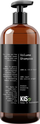 KIS Green Volume Shampoo 1000 ml - vrouwen - Voor