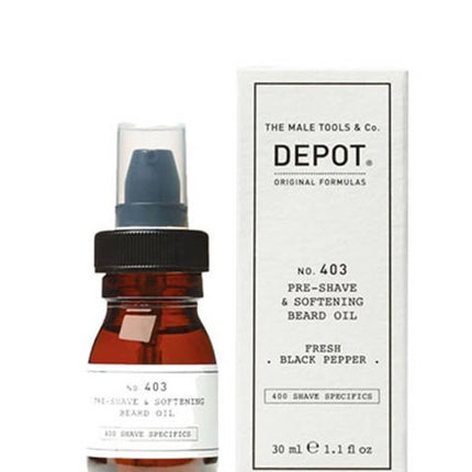 Depot 403 pre-shave&softening beard oil sweet almond 30ml