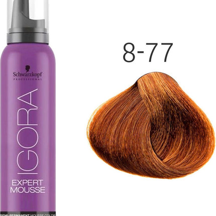 Schwarzkopf Igora Expert Mousse 8-77Light Blond Extra Copper 100ml