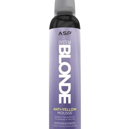 ASP System Blonde Anti-Yellow Violet Styling Mousse 300ml