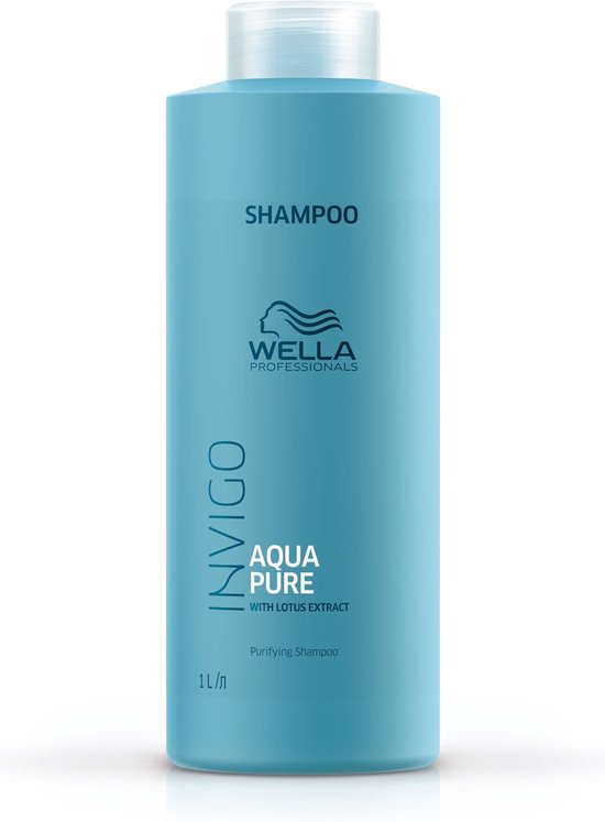 Wella Invigo Balance Aqua Pure Reinigende Shampoo 250 ml - Normale shampoo vrouwen - Voor Alle haartypes