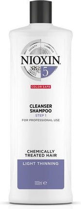Nioxin System 5 Cleanser 300ml - Normale shampoo vrouwen - Voor Beschadigd haar/Droog haar/Gekleurd haar
