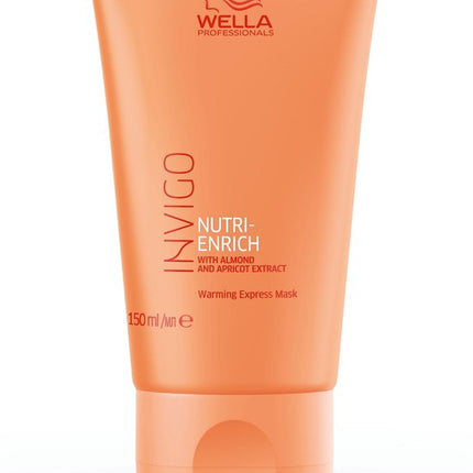 Wella Invigo Nutri Enrich Warming Express Masker 150ml - Haarmasker droog haar