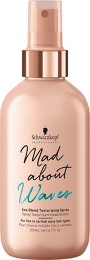 Schwarzkopf - Mad About Waves - Sea Blend Texture Spray - 200 ml