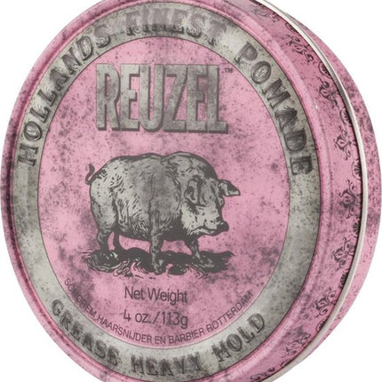 Reuzel Pig Pink Grease Heavy Hold Haarwax - 113g