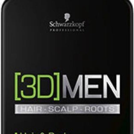 Schwarzkopf 3D Mension Hair & Body Shampoo 250 ml -  vrouwen - Voor Normaal haar