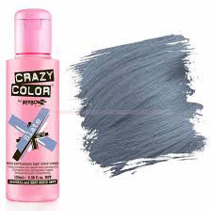 Crazy Color Semi permanente haarverf Slate Metallic Blauw