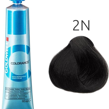Goldwell Colorance haarkleuring Zwart 60 ml