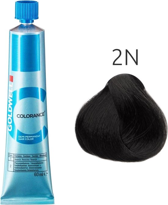 Goldwell Colorance haarkleuring Zwart 60 ml