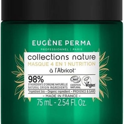 Eugene Perma Collections Nature Nutrition 4 In 1 Mask With Apricot Masker Droog/beschadigd Haar 75ml