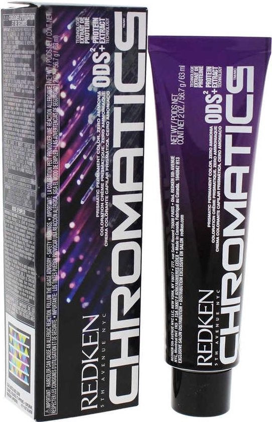 Permanent Hair Dye, Redken Chromatics 6.44/6cc, 63ml