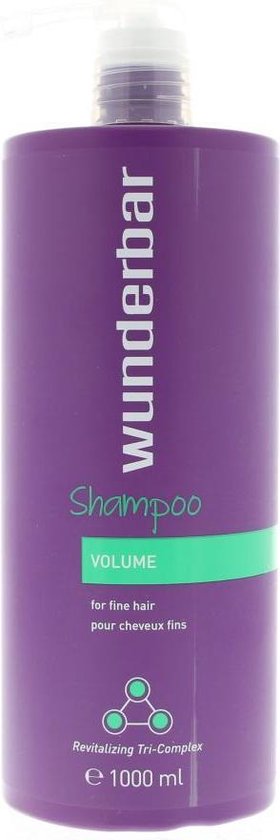 Wunderbar - Volume shampoo voor fijn haar - 1000ML