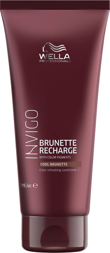 Wella Invigo Color Recharge Cool Brunette Conditioner 200 ml - Conditioner voor ieder haartype